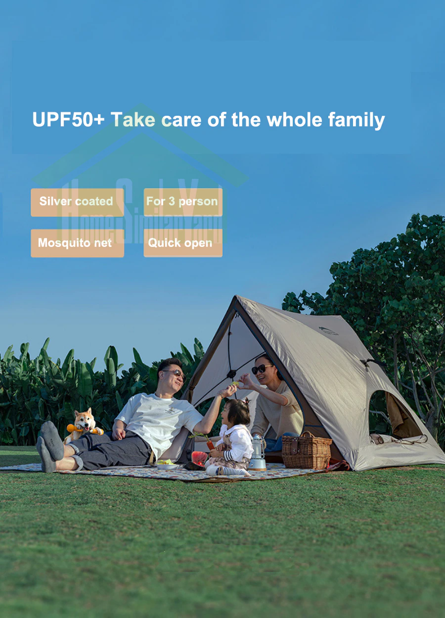 Cheap Goat Tents Camping Awning Tent Sun UV Protection Sun Shelter Canopy 210T Outdoor Rainproof Sunshade Beach Tarp UPF50+ Hiking   